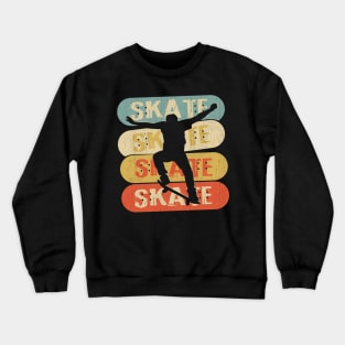 Vintage Skateboader Crewneck Sweatshirt